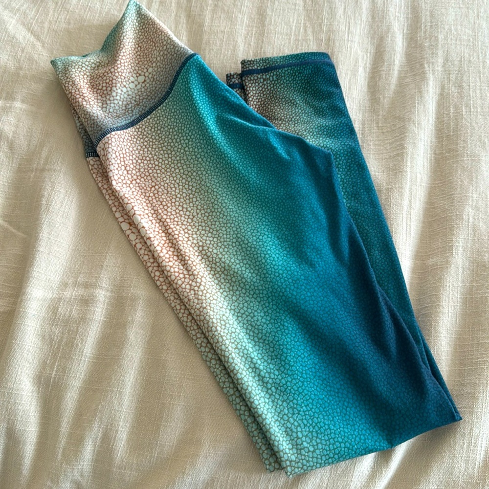 Niyama Sol Shagreen Blue Barefoot Leggings XS